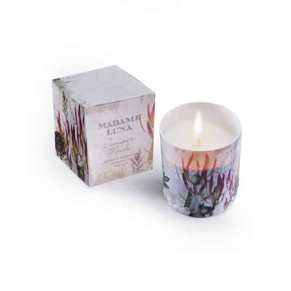 Botanical Porcelain Candle Juniper Musk Fynbos