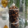 Porcelain Ginger Jar Candle Leopard Print
