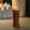 Totem Pillar Candle - Short ( Set of 3 )